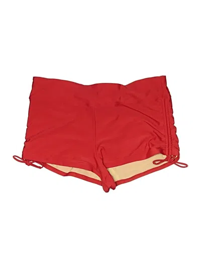 Pre-owned Swim By Cacique Swimsuit Bottoms In Red