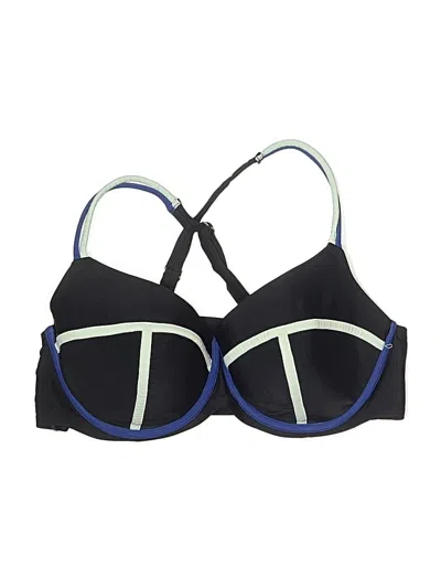 Pre-owned Swim By Cacique Swimsuit Top Black Swimwear