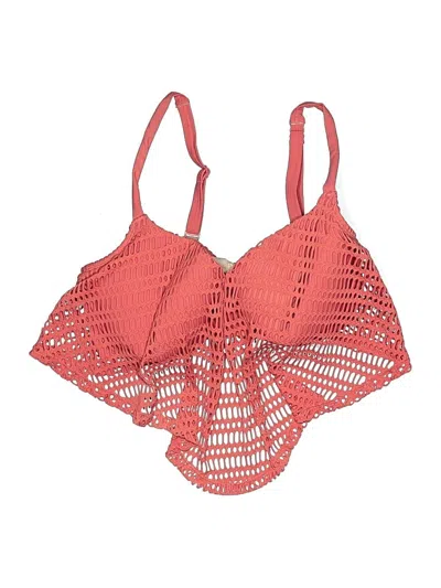 Pre-owned Swim By Cacique Swimsuit Top Orange Swimwear