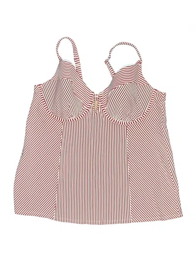 Pre-owned Swim By Cacique Swimsuit Top Pink Swimwear