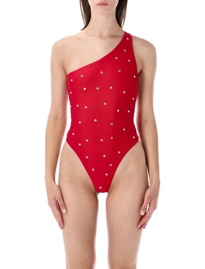 Swim By Di Cherry One-piece Swim Mini In Red