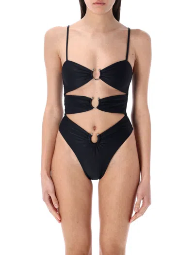 Swim By Di Malibu Cut-out One-piece (s) In Black