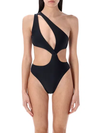 Swim By Di One-piece Swimwear With High-rise Cut In Black