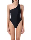 Swim By Di Asymmetric Swimsuit In Neutrals
