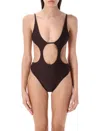 Swim By Di High-rise One-piece Swimwear With Front Cut-out