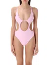 Swim By Di Cut-out Swimsuit In Pink