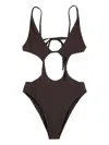 Swim By Di High-rise One-piece Swimwear With Front Cut-out
