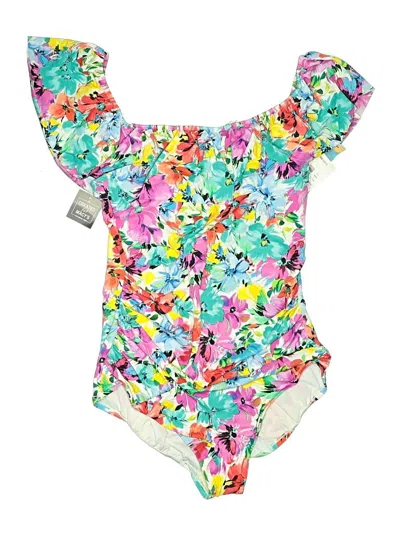 Pre-owned Swim Solutions One Piece Swimsuit In Multi
