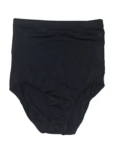 Pre-owned Swim Solutions Swimsuit Bottoms In Black