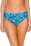 Swim Systems Aloha Banded Bottom In Ocean Mist In Blue