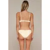 Swim Systems Hazel Hipster Bikini Swim Bottoms In White
