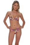 Swim Systems Jolene Underwire Bikini Swimsuit Top In Multi