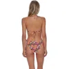 Swim Systems Kali Tie Side Bikini Swim Bottoms In Animal Print