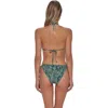 Swim Systems Kali Tie Side Bikini Swim Bottoms In Green