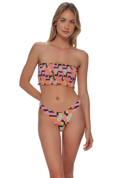 Swim Systems Kali Tube Bikini Swimsuit Top In Multi