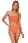 Swim Systems Kali Tube Bikini Swimsuit Top In Orange