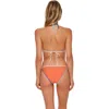Swim Systems Kit Tie Side Bikini Swim Bottoms In Orange