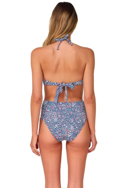 Swim Systems Laura Fold Over Bikini Swim Bottoms In Blue