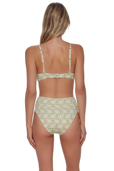 Swim Systems Laura Fold Over Bikini Swim Bottoms In Green