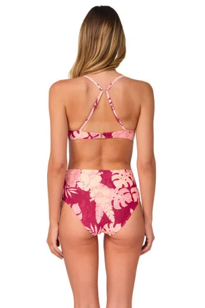 Swim Systems Laura Fold Over Bikini Swim Bottoms In Pink