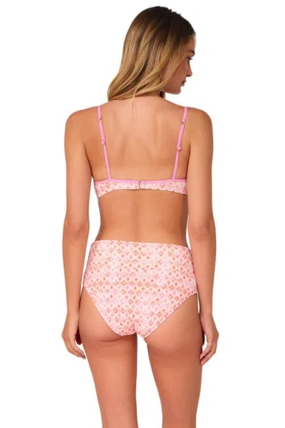 Swim Systems Laura Fold Over Bikini Swim Bottoms In Pink