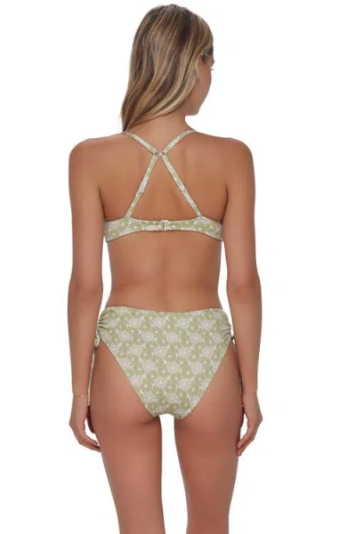 Swim Systems Malia High Waist Bikini Swim Bottoms In Green