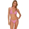 Swim Systems Mila Triangle Bikini Swimsuit Top In Pink