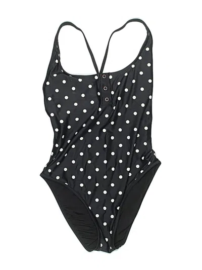 Pre-owned Swim Systems One Piece Swimsuit In Black