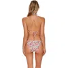 Swim Systems Pom Pom Tie Side Bikini Swim Bottoms In Pink