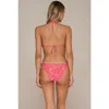 Swim Systems Pom Pom Tie Side Bikini Swim Bottoms In Modern Romance