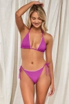 Swim Systems Pom Pom Triangle In Orchid Rio Rib