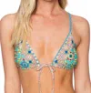 Swim Systems Road Trip Triangle Swim Top In Trinidad In Multi