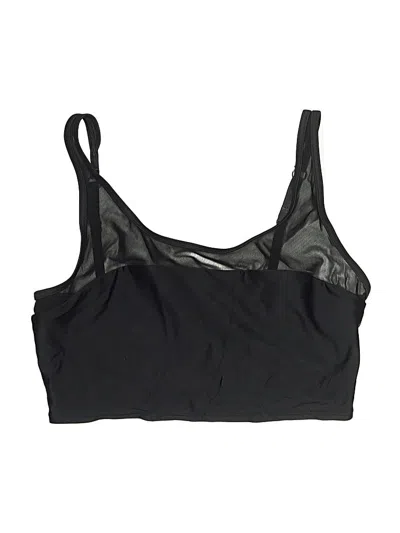 Pre-owned Swim Systems Swimsuit Top Black Swimwear