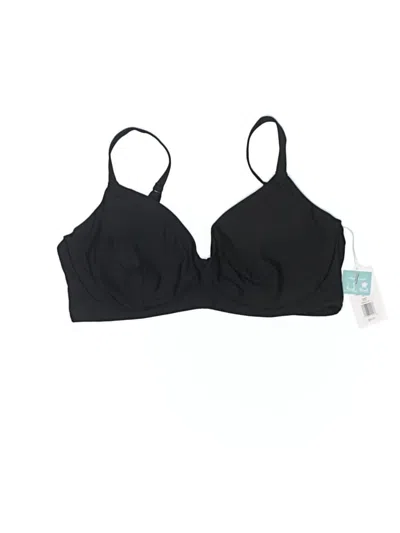 Pre-owned Swim Systems Swimsuit Top Black Swimwear