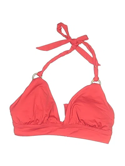 Pre-owned Swim Systems Swimsuit Top Red Swimwear
