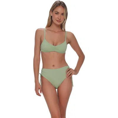 Swim Systems Sylvia Bralette Bikini Swimsuit Top In Green
