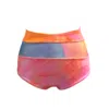 Swim With Poppies Women's Belvett Sunset Boulevard High Waisted Bikini Bottom