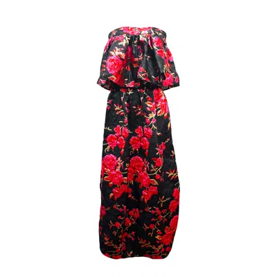 Swim With Poppies Women's Parisian Ruffle Two-piece Dress