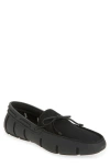 Swims Woven Driving Loafer In Black