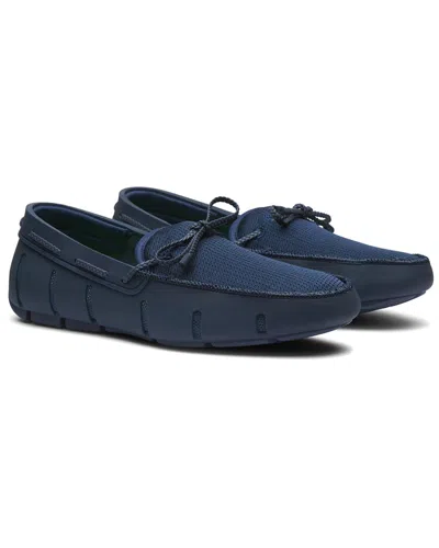 Swims Braided Lace Loafer In Blue