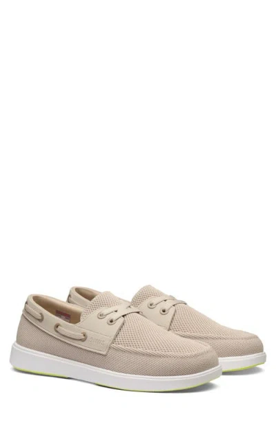 Swims Breeze Boat Shoe In Mist/sand/white