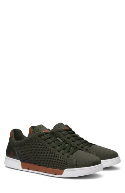 Swims Breeze Tennis Knit Sneaker In Green