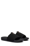 Swims Cabana Knit Slide Sandal In Black