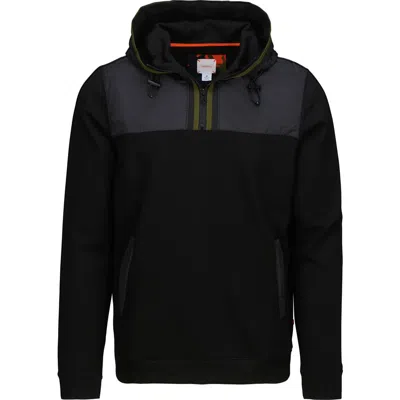 Swims Davos Quarter Zip Hoodie In Black