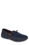 Swims Lace Loafer In Navy Fabricdnu