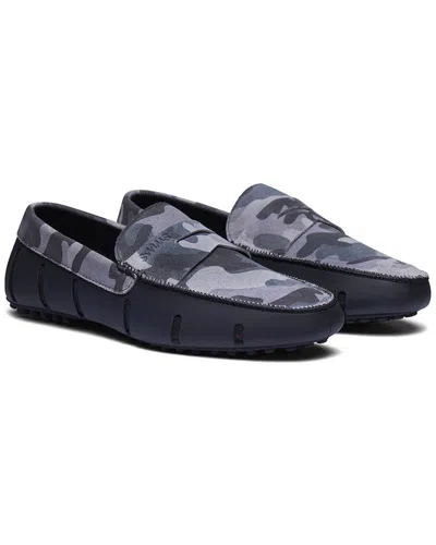 Swims Lux Driver Loafer In Grey