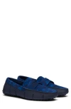 Swims Luxe Lace-up Driving Loafer In Navy
