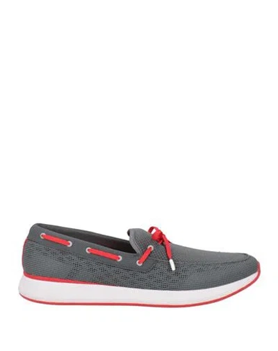 Swims Man Lace-up Shoes Navy Size 11 Textile Fibers