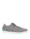 Swims Man Sneakers Grey Size 11 Textile Fibers In Grey
