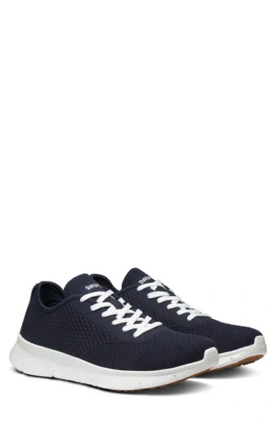 Swims Mare Knit Trainer Sneaker In Blue